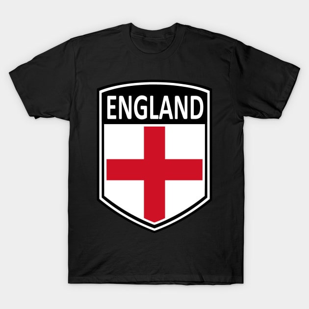 Flag Shield - England T-Shirt by Taylor'd Designs